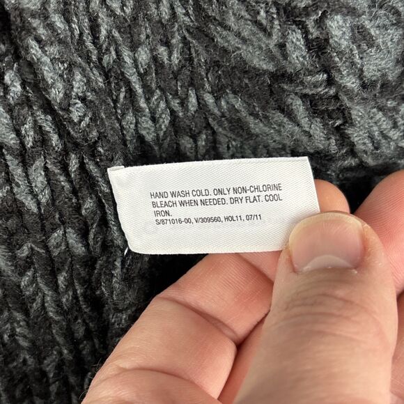 Gap Open Sweater Vest Women's Size XS Gray Knit Wool Acrylic Nylon Blend - Picture 9 of 9